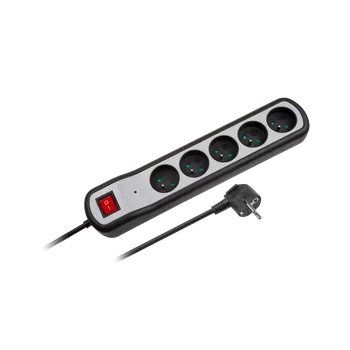 Prodlužovací kabel Rebel Prodlužovačka s vypínačem 1,5m URZ3063-1,5W