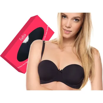 Podprsenka Esotiq podprsenka bardotka, balkonetka černá velikost 75C