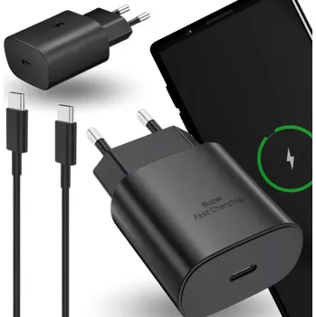 SÍŤOVÁ NABÍJEČKA 3,6A 25W DENMEN PD TYP-C TA800 25W + KABEL USB 3.0 TYP-C