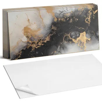 Dlažba Samolepicí vinylové dlaždice Abstraktní vzor s fleky 6 Ks 60x30 cm