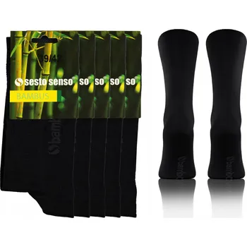 Pánské ponožky Sesto Senso Ponožky černé, velikost 39-42
