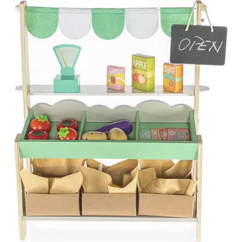 Dřevěná hračka Dřevěná prodejní sada