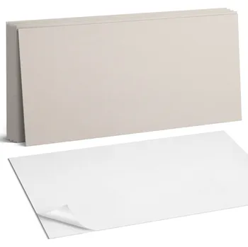 Dlažba Vinylové dlaždice s grafikou do koupelny, světle béžová 6 Ks 60x30 cm