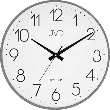 Hodiny Nástěnné hodiny JVD šedé 35 cm