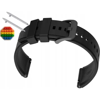 Pouzdro na mobilní telefon Pásek Řemínek Silikon Spona Barva pro Kruger&Matz Activity Black GPS