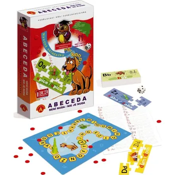 Desková hra PEXI Abeceda není nuda společenská vzdělávací hra v krabici 19x29x4cm