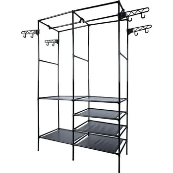 Věšák GOTEL U1H DVOJITÝ STOJÍCÍ VĚŠÁK NA ODEVY, POLICE DO ŠATNÍCH ŠATŮ