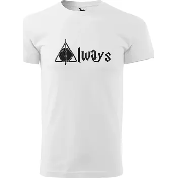 Pánské tričko Sablio Tričko s potiskem Relikvie Always - bílé L