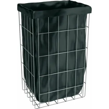 Odpadkový koš Koš na použité ručníky Merida - drátěný nerez / 47 l