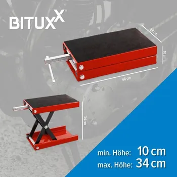 Profesionální centrální stojan BITUXX 450 kg pro motocykl enduro, offroad, silniční M19739