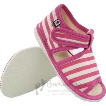 Chlapecké bačkory Dětské pantofle RAK 100014 - Růžový pásek - vel. 26