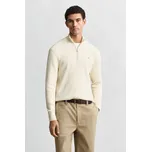 SVETR GANT MINI CABLE HALF ZIP CREAM