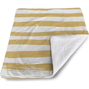 deka Sablio Deka pro miminko Zlaté pruhy - 80x100 cm