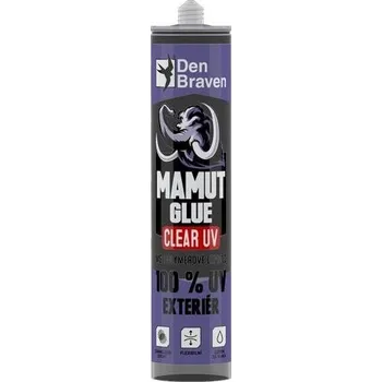 Průmyslové lepidlo Den Braven LepidloMAMUT GLUE Clear UV 290ml kartuše transparentní