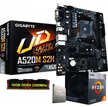 Procesor Sada Procesor AMD Ryzen 5 + Základní deska AM4 + 16 GB DDR4 + Radeon RX VEGA 11