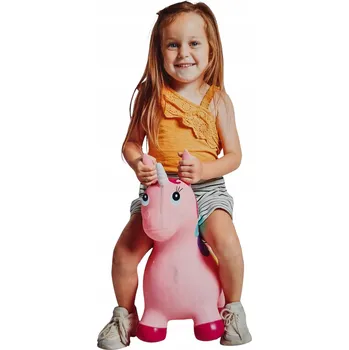 Obraz Gumové hopsadlo Skákací jednorožec Skippy, růžový