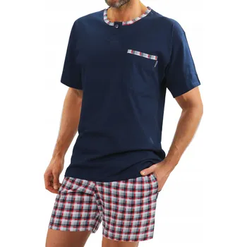 Pánské pyžamo Sesto Senso pánské pyžamo s krátkým rukávem, velikost 3XL