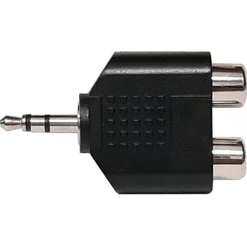 Redukce Konektor Jack 3,5 mm - 2x CINCH zásuvka