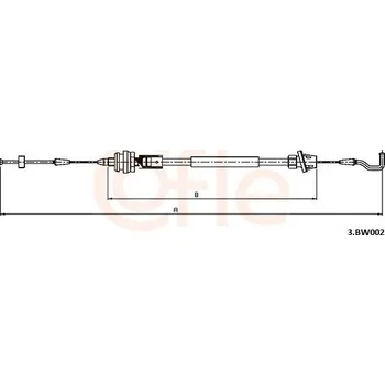 Auto-moto Lanko plynu COFLE 3.BW002