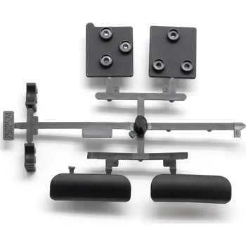 RC náhradní díl SWORKz plastový nárazník včetně příslušenství, 1 sada