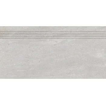 Dlažba Rako Quarzit schodovka šedá 40x80 (DCP84737)