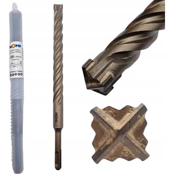 Vrták Vrták vidiový SDS-Plus ARNOLD 20x260mm, 4břitý, na železobeton a betonu NOMI