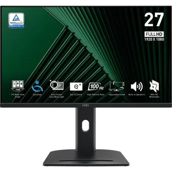 Monitor MSI Pro MP275PG 27" IPS FHD 100Hz 1ms Black 2R