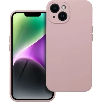 Pouzdro na mobilní telefon OEM Pouzdro SILICONE 2mm APPLE IPHONE 14 pudrově růžové