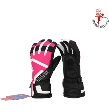 Rukavice LYŽAŘSKÉ RUKAVICE BF Barva: Růžová, Velikost: 10 až 11 let