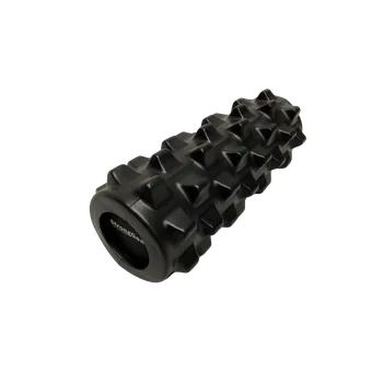 Pěnový válec TRUESTEEL Masážní válec - Foam roller - HARD Černý