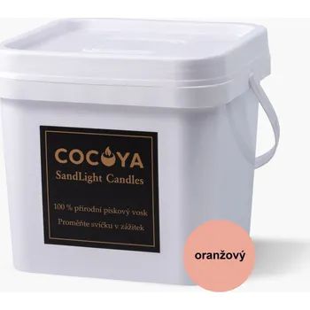 Výroba svíčky Oranžový sypaný vosk – sypaná svíčka 5Kg