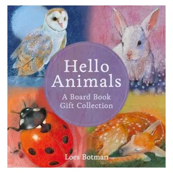 První čtění Hello Animals: A Board Book Gift Collection (Loes Botman)(Leporelo)