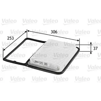 Vzduchový filtr Vzduchový filtr VALEO 585386