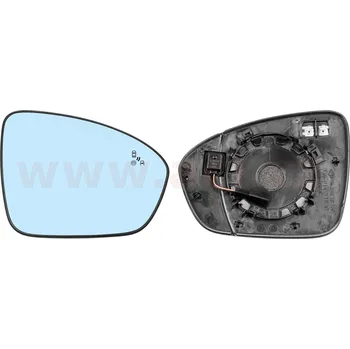 Autodíl Sklo do zrcátka, vnější zrcátko VAN WEZEL 4407836