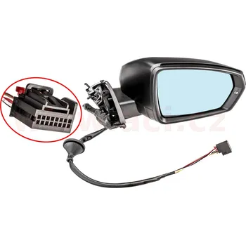 Auto zrcátko Vnější zpětné zrcátko VAN WEZEL 0366806