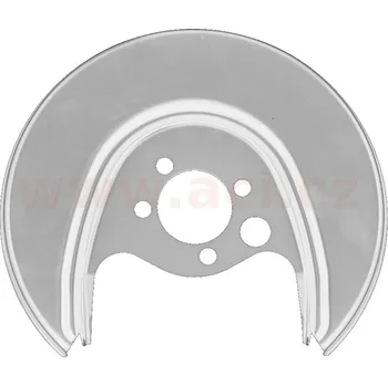 Brzdový kotouč Ochranný plech proti rozstřikování, brzdový kotouč VAN WEZEL 5824374