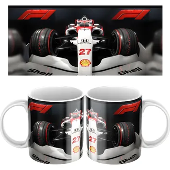 Keramický Hrníček Formule - Červená