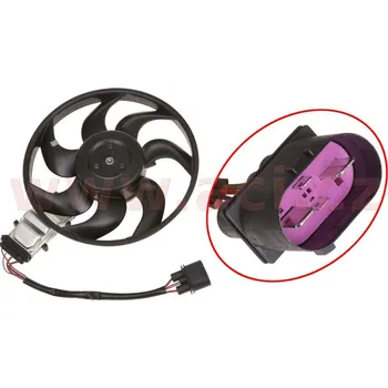 Motor automobilu Větrák, chlazení motoru VAN WEZEL 0381746