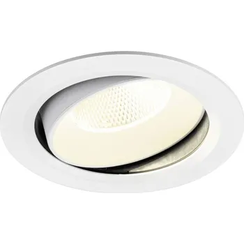 BIG WHITE (SLV) NUMINOS MOVE XL Stropní vestavné svítidlo, 4000 K, 20°, IP20, kulaté, bílé 1010018