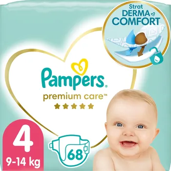 Plena Plenky Pampers Premium Care Velikost 4 68 ks