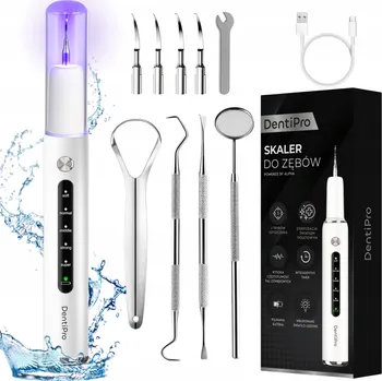 Elektrický zubní kartáček Ultrazvukový zubní skaler - 5 režimů pro odstranění zubního kamene