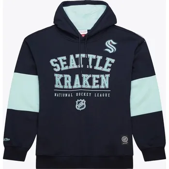 Pánská mikina Pánská mikina Seattle Kraken NHL Retro Fleece Hoodie Current Logo Velikost: