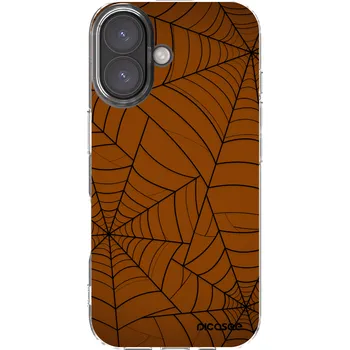 Pouzdro na mobilní telefon Picasee silikonový průhledný obal pro Apple iPhone 16 - Web