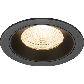 BIG WHITE (SLV) NUMINOS L Stropní vestavné svítidlo, 2700 K, 55°, IP20, kulaté, černé 1009762