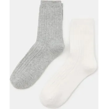 Oblečení a móda Sinsay - Ponožky s příměsí vlny 2 pack - šedá - 429FI-09M - 429FI-09M-36H