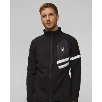 Pánská mikina Černá Pánská Mikina Na Zip Spyder Wengen Bandit 38a485318-black