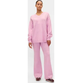 Dámské kalhoty GAP CashSoft pletené kalhoty GAP růžová 3466576