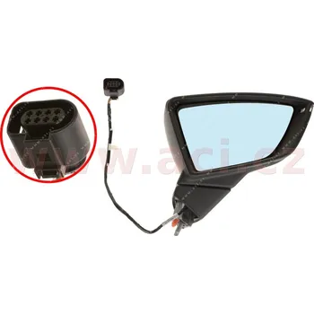 Auto zrcátko Vnější zpětné zrcátko VAN WEZEL 4946808