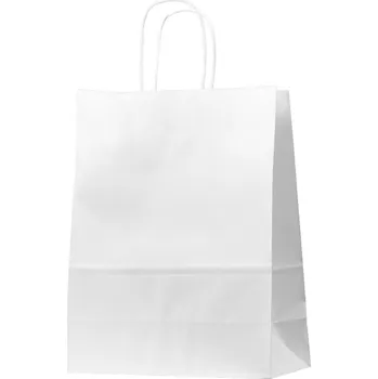 ARÔME HOME Dárková taška 26x12x32 cm, kraftový papír, bílá