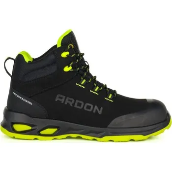 Pracovní obuv Bezpečnostní kotníková obuv ARDON®BRIMIC HIGH S3S ESD - černá / 39 / 39 / černá